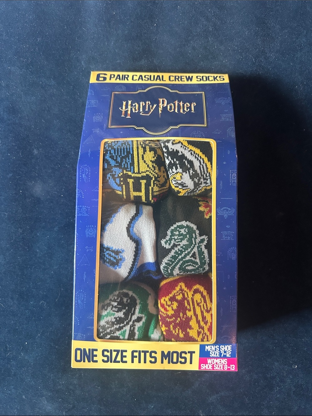 Warner Bros. Women’s/Men's 6-Pair Crew Socks - Multi-Color